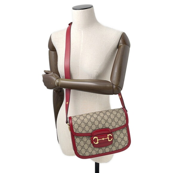 Gucci Horsebit GG Supreme Shoulder Bag - Picture 5 of 11